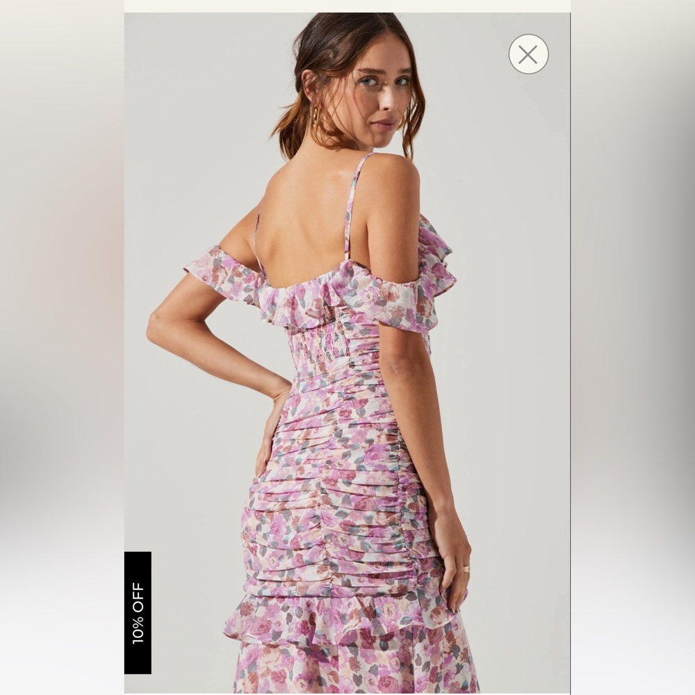 ASTR the label midi floral dress